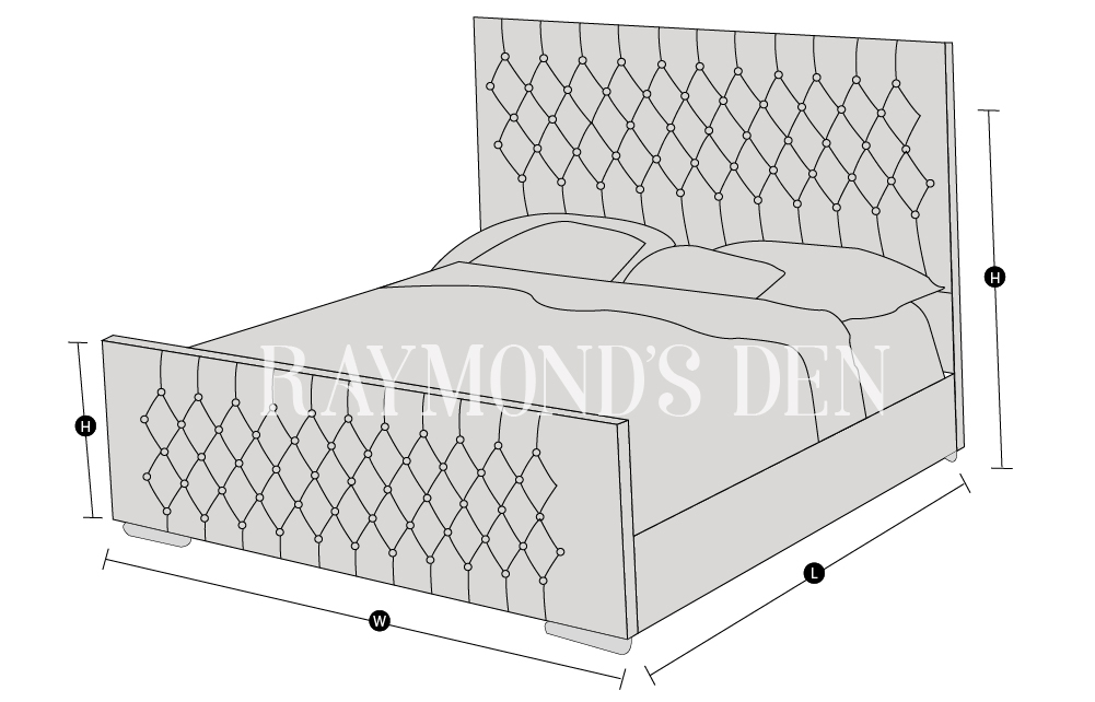 Bed Arena Technical Drawing Buckingham Range